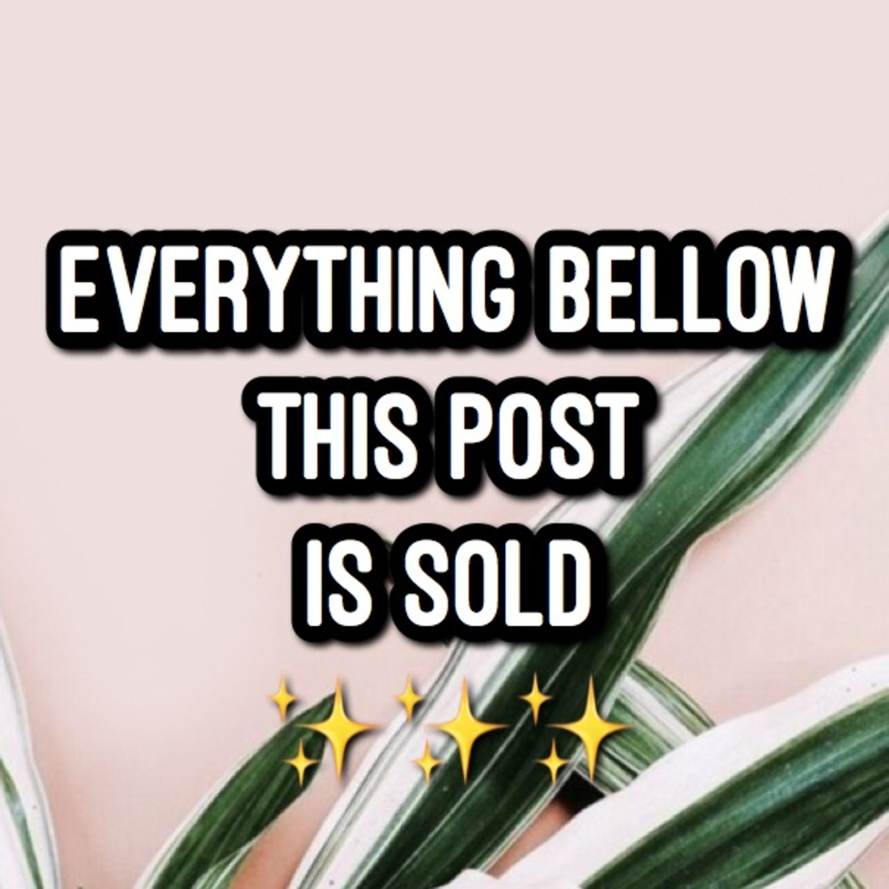 Everything beyond this is sold!